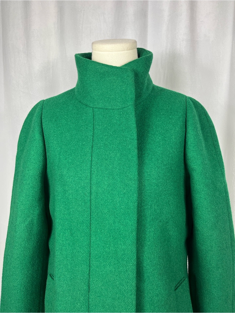 J. Crew Mercantile City Coat in Green. - Picture 5 of 12